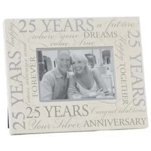 Script Anniversary Frame 25th