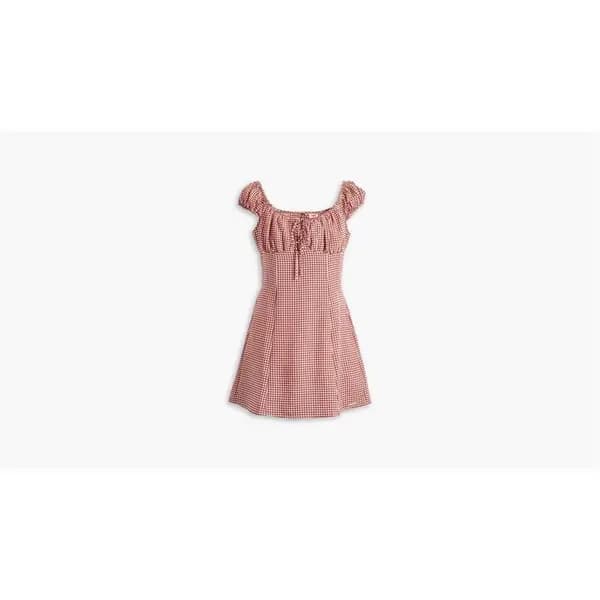 Levis Clementine Cap-Sleeve Mini Dress - Multi 12