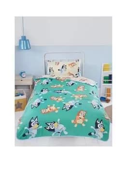 Bluey And Bingo No Cover Needed Coverless Duvet And Pillowcase Set - Multi