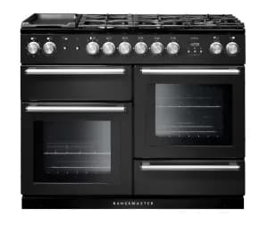 Rangemaster NEX110DFFCB/C Nexus 110cm Dual Fuel Cooker, Charcoal Black