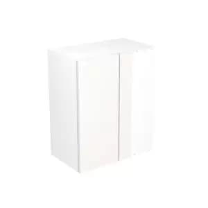 KitchenKIT Slab 60cm Blind Corner Wall Unit - Gloss White