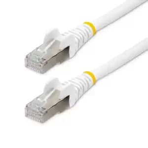 StarTech.com 1m CAT6a Ethernet Cable - White - Low Smoke Zero...