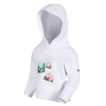 Regatta Peppa Pig Printed Fleece Hoodie - White