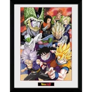 Dragon Ball Z Cell Saga Framed Collector Print