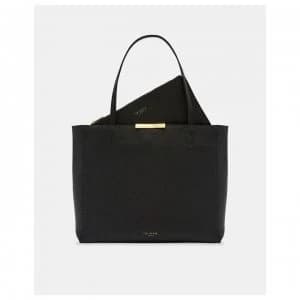 Ted Baker Ted Clarkia Soft Leather Shopper Bag - Black