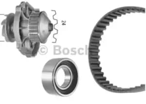 Bosch Water Pump + Timing Belt Kit FIAT,LANCIA 1 987 946 928