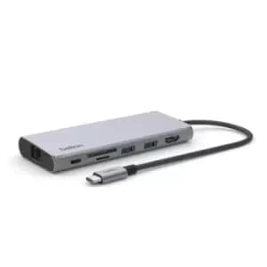 Belkin INC009BTSGY interface hub USB Type-C 10000 Mbps Silver