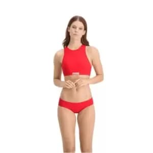 Puma Swim Hipster Briefs Womens - Red