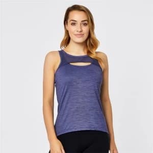 USA Pro Mesh Tank Top Ladies - Navy