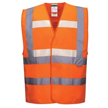 Glowtex Triple Technology Hi Vis Waistcoat Orange S / M