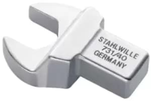 STAHLWILLE 731/40 Series Open Ended Insert Spanner Head, size 22.0 mm