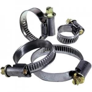 Hose clamps Slotted hex head Silver Brass LappKabel 52003140 SILVYN SCH 12 20 S