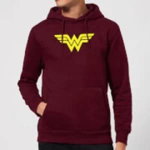 Justice League Wonder Woman Logo Hoodie - Burgundy - L