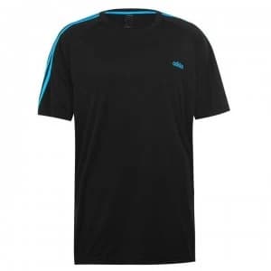 adidas Mens Sereno Training Top - Black/SolBlue