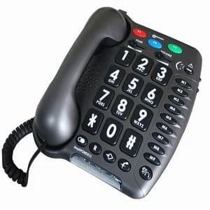 Geemarc Amplipower 50 Extra Loud Anthracite Telephone