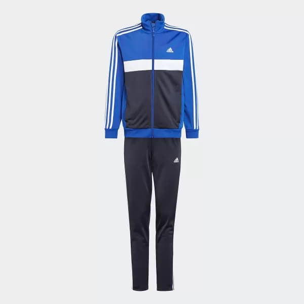 Boys, adidas Sportswear Junior Kids Colorblock Tracksuit - Blue, Size 7-8 Years