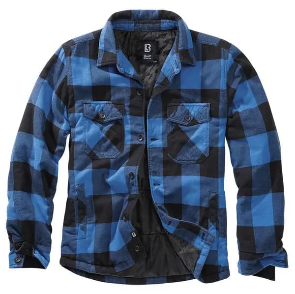 Brandit Lumberjacket Between-seasons Jacket Black blue M Men