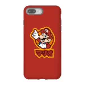 Nintendo Super Mario Mario Kanji Phone Case - iPhone 8 Plus - Tough Case - Gloss
