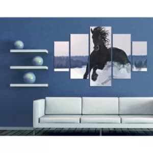 ST079 Multicolor Decorative MDF Painting (5 Pieces)