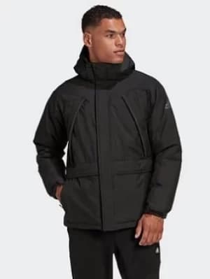 adidas Mountain Down Jacket, Black Size M Men