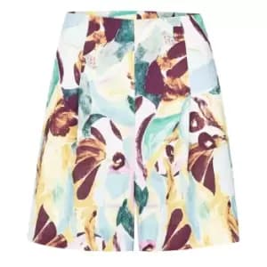 Ted Baker Quinzz Pleated Shorts Womens - Green