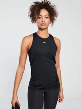 Nike Training Pro Tank Top - Black Size M Women