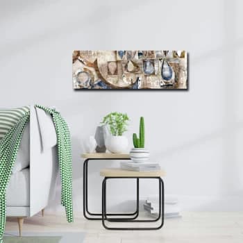 3090ABSC - 002 Multicolor Decorative Canvas Painting