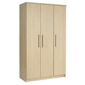 Elsey Oak effect 3 door Wardrobe H2000mm W1185mm