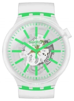 Swatch GREENINJELLY Big Bold Clear strap SO27E104 Watch