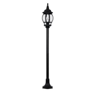 Windsor IP44 1.3m Bollard Light in Black