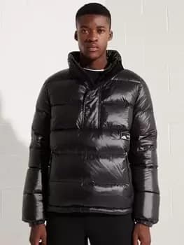 Superdry Mountain Down Padded Jacket - Black, Size L, Men