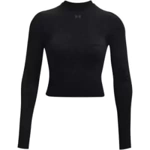 Under Armour Seamless Long Sleeve T Shirt Womens - Black