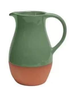 Dexam Sintra Glazed Terracotta Jug - Green