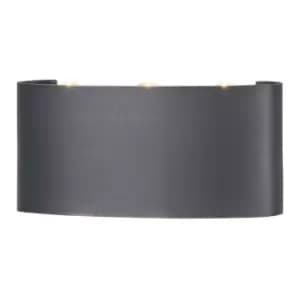Wall lamp Arcs Anthracite 80 Cm