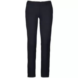 Kariban Womens/Ladies Chino Trousers (12 UK) (Dark Navy)