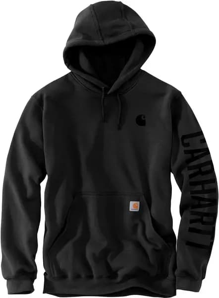 Carhartt Rain Defender Loose Fit Midweight C Graphic Hoodie, black, Size 2XL