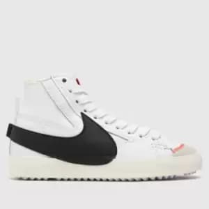 Nike W Blazer Mid '77 Jumbo, White/Black-White-Sail, size: 4, Female, Trainers, DQ1471-100