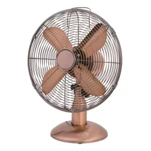 Daewoo COL1330WK 12 Desk Fan in Copper