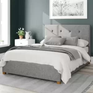 Aspire Presley Ottoman Bed, Eire Linen Grey King