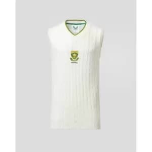 Castore South African Cricket Knit Vest - White