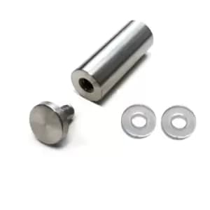 GTV Mirror & Glass Hanging Kit Wall Bracket Adjustable Clips Set - Colour Brushe