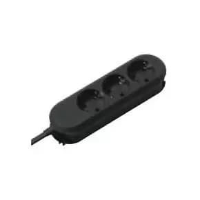 Bachmann 387.172 power extension 5m 3 AC outlet(s) Black