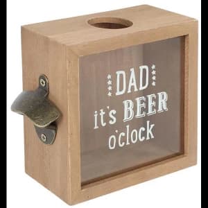 Dad It's Beer O'Clock Bottle Top Collector