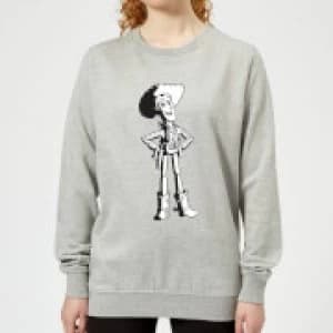 Toy Story Sheriff Woody Womens Sweatshirt - Grey - 3XL