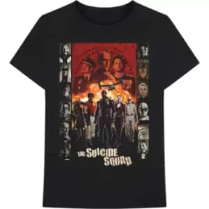 The Suicide Squad - Team Poster Unisex XX-Large T-Shirt - Black