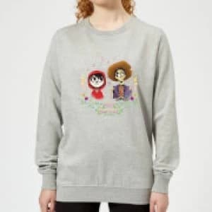 Coco Miguel And Hector Womens Sweatshirt - Grey - L