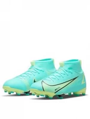 Nike Junior Mercurial Superfly 6 Mg Academy Football Boots, Green, Size 2