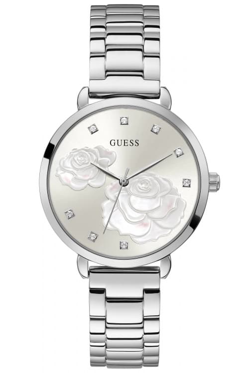 Guess Multicolour And Silver 'Sparkling Rose' Fashion Watch - GW0242L1