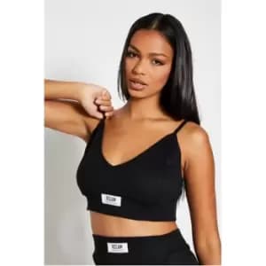 I Saw It First Reclaim Sustainable Staples Rib Bralet - Black
