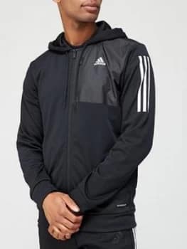 adidas Mh Aero Full Zip, Black Size M Men